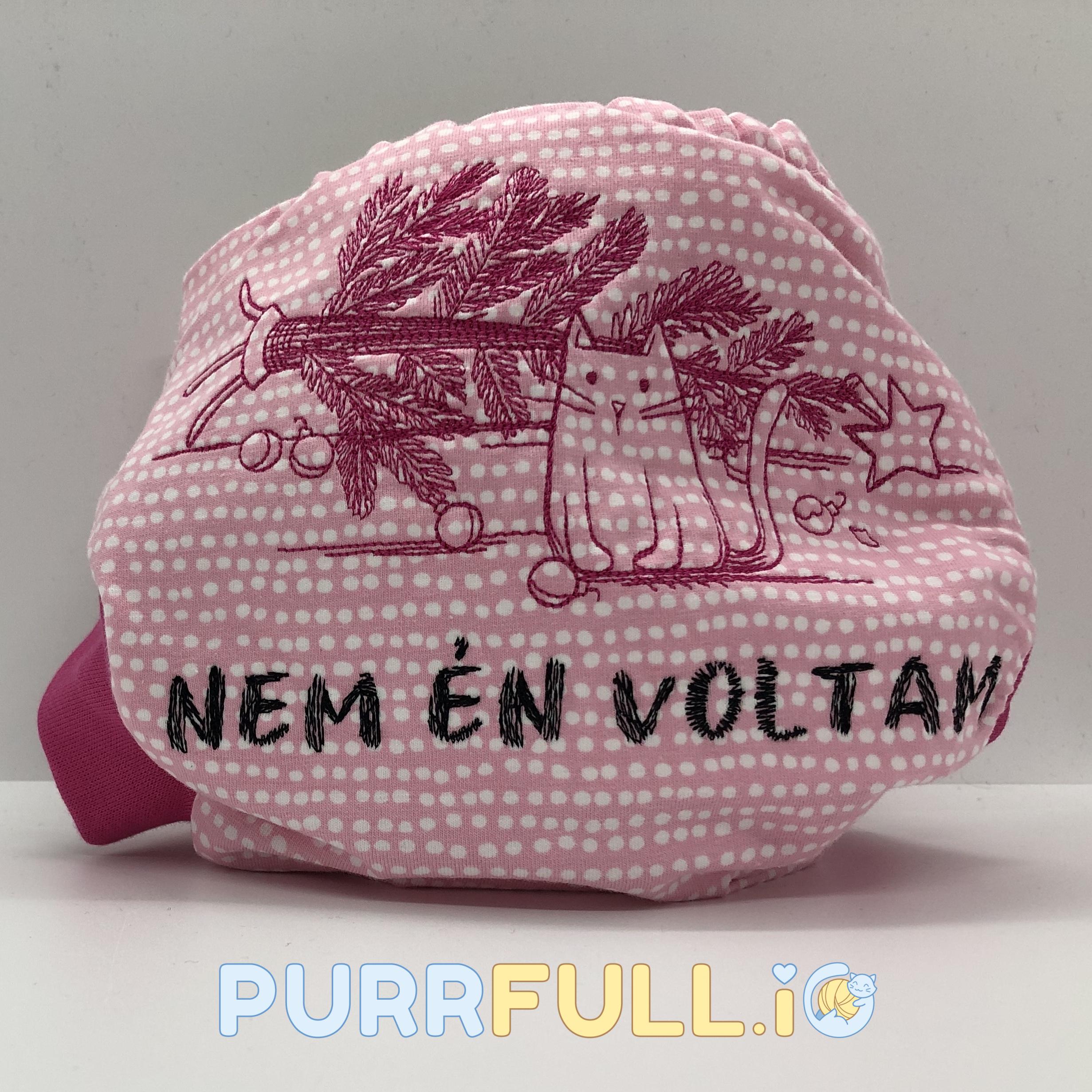 Nem én voltam - hímzett csónakos mosható pelenka Nem én voltam - hímzett csónakos mosható pelenka