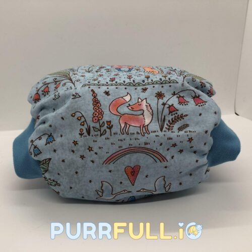 Anyavarázs (kék) - csónakos mosható pelenka