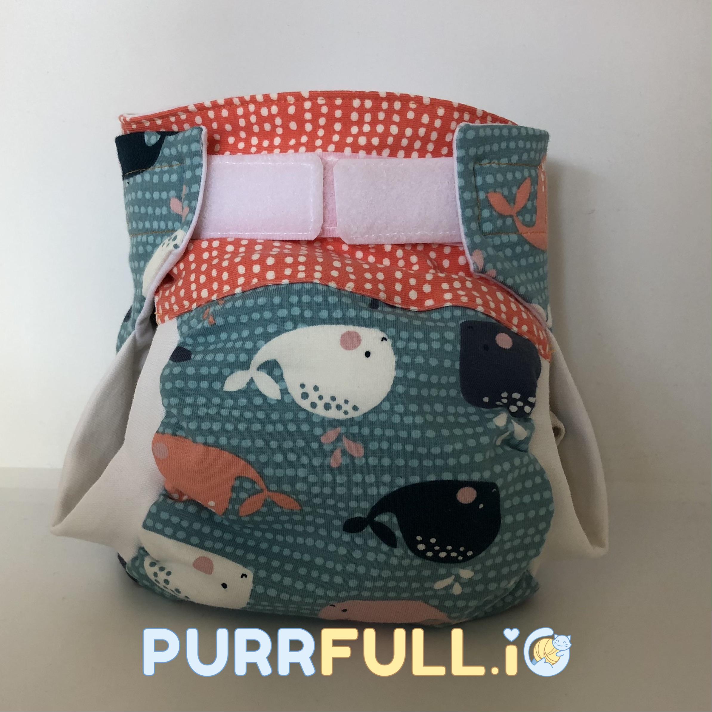 Lánybálna (rózsaszín) - csónakos mosható pelenka Lánybálna (rózsaszín) - csónakos mosható pelenka