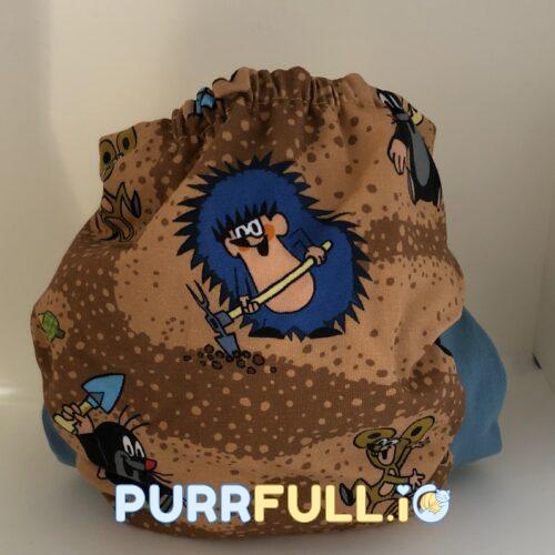 Földműves Kisvakond - csónakos mosható pelenka