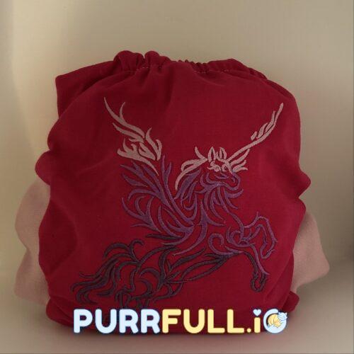 Pegazus - hímzett csónakos mosható pelenka