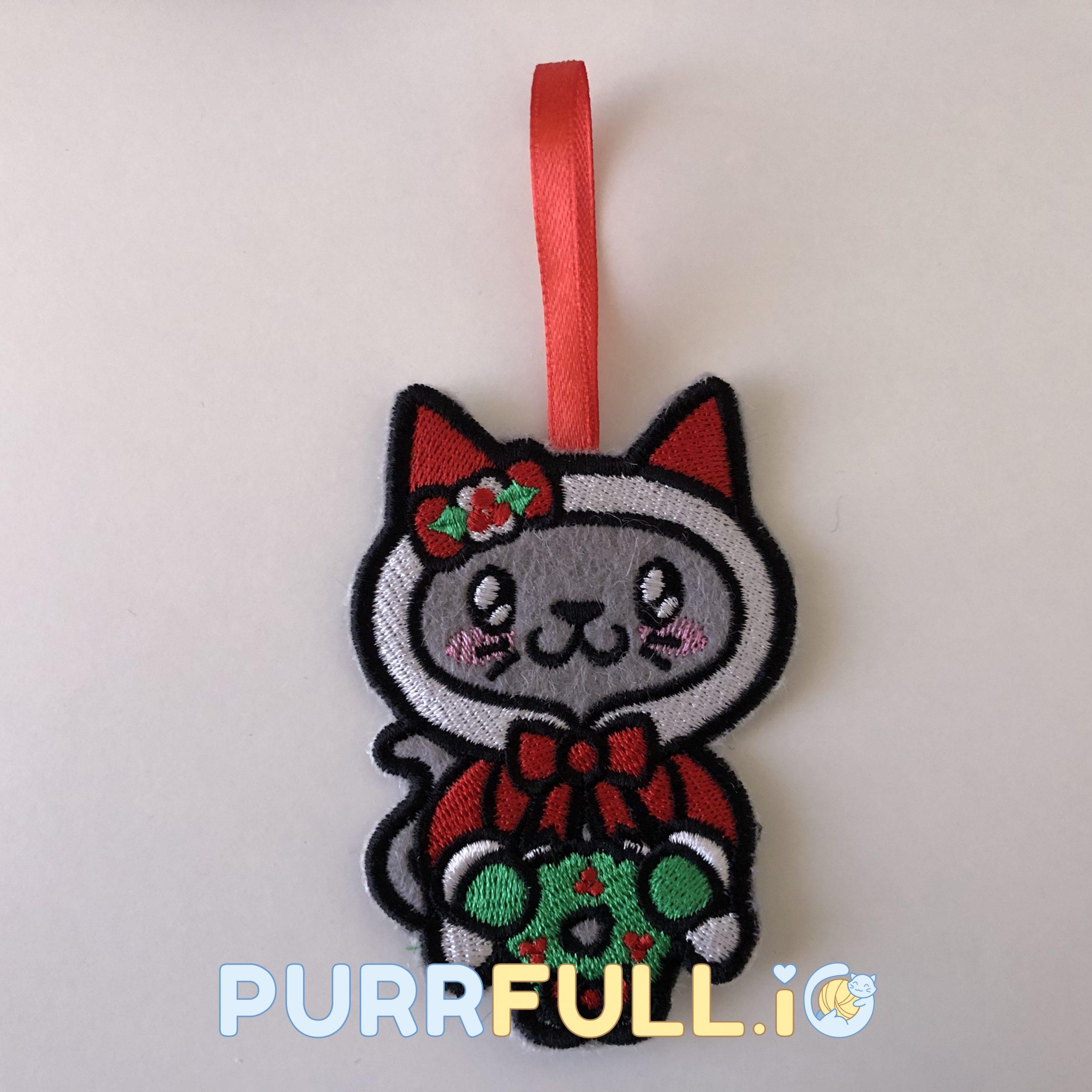 Karácsonyfadísz - Cica Karácsonyfadísz - Cica