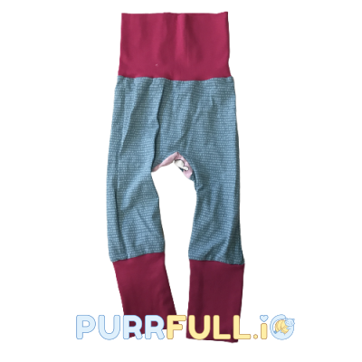 Türkiz pöttyös (unikornis) - nadrág mosható pelenkához