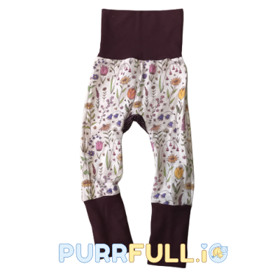 Mezei virágok - nadrág mosható pelenkához