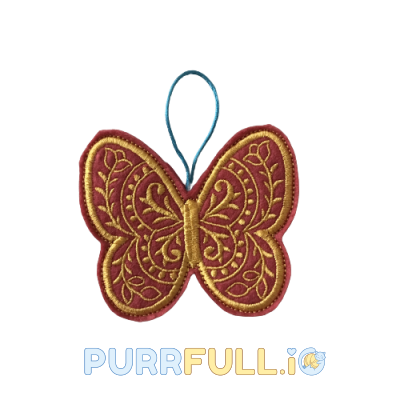 Húsvéti dísz - pink pillangó