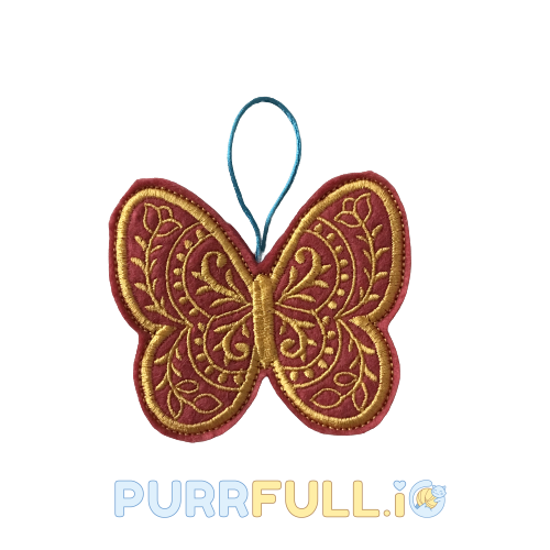 Húsvéti dísz - pink pillangó Húsvéti dísz - pink pillangó