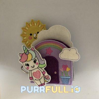 Mini zsebkönyv - unikornis